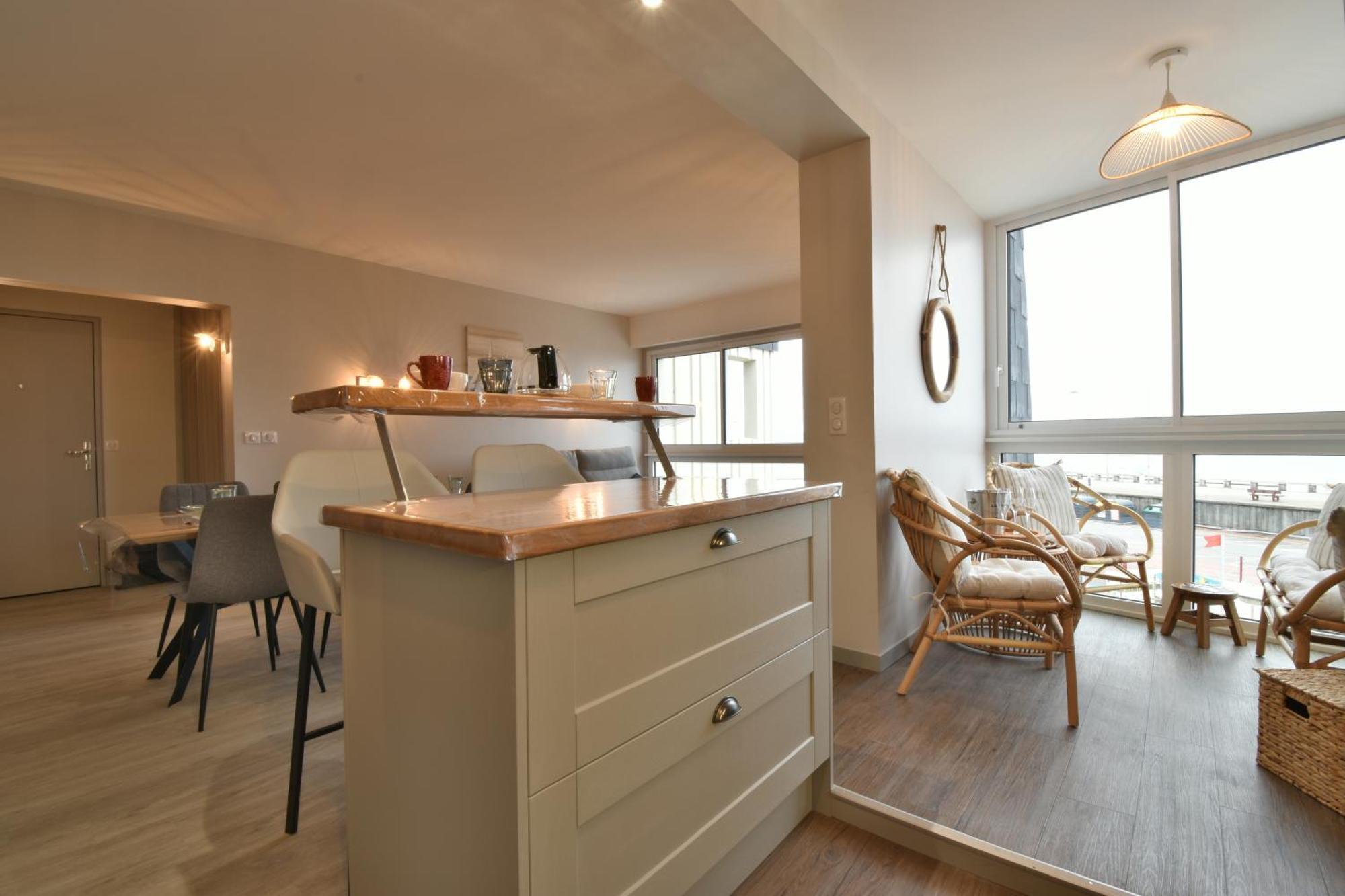 Appartement Renove Avec Vue Sur Mer A Fecamp ! Exterior photo